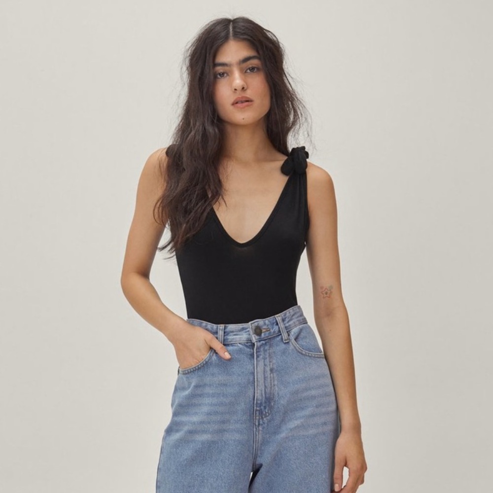 NastyGal Black Bodysuit